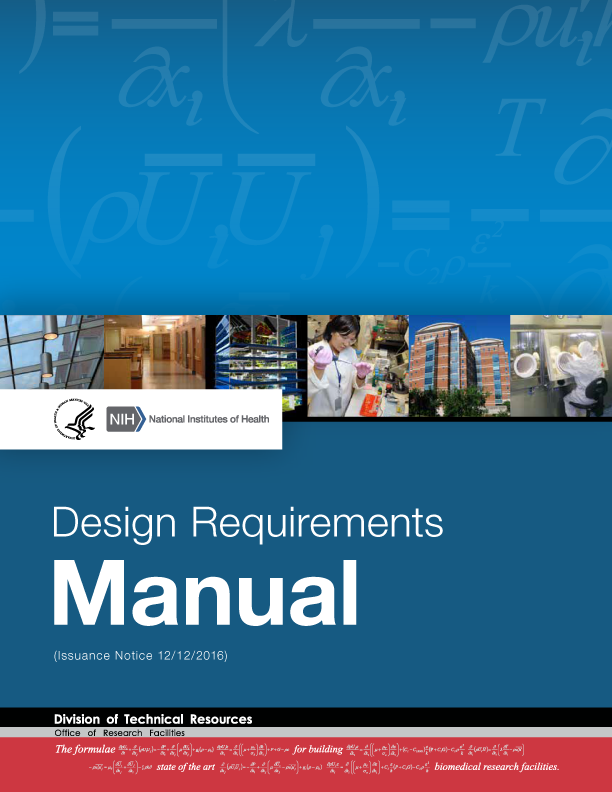 Cover of the Design Requirements Manual 2016