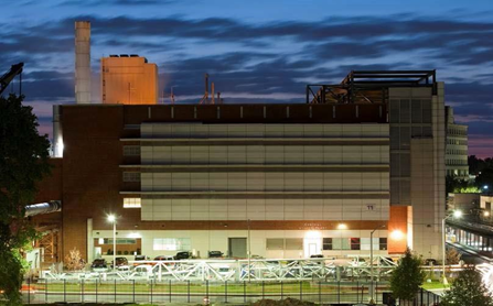 Picture of the front of the NIH Power Plant